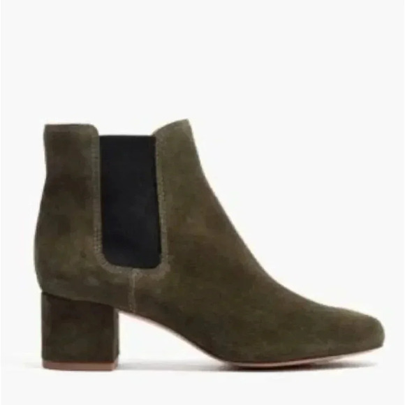 Madewell The Walker Chelsea Suede Bootie - Picture 1 of 8